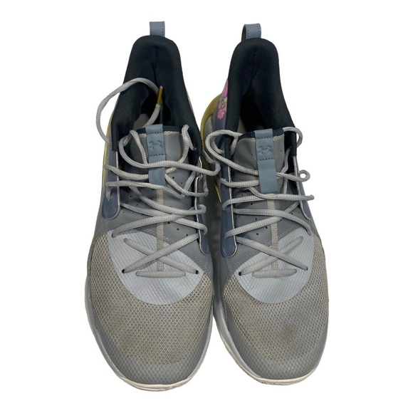 Under Armour Curry 7 Chinese New Year 2020 Men's 13 Gray Pink Floral - Picture 8 of 16